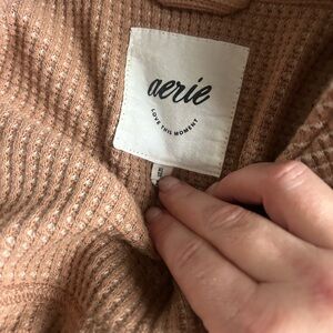 Aerie Women's Warm Brown Cowl Sweater